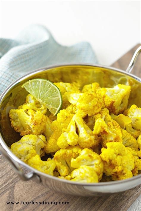 Quick And Easy Curry Turmeric Cauliflower Fearless Dining