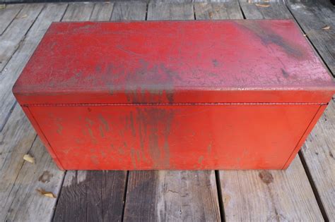 Vintage Snap On Tools Tool Box Kra A Red Drawer W Lock And