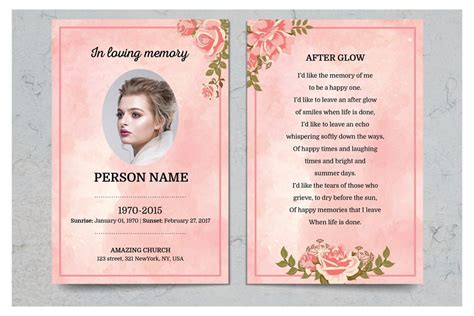 In Loving Memory Cards Printable