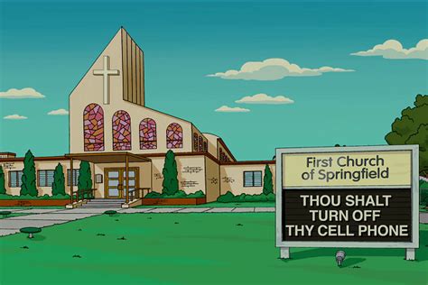 The Simpsons 25 Best Church Marquees Page 2