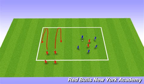 Premier 3d sport session planning tool for clubs and individual coaches. Football/Soccer: U11 - Possession (Tactical: Attacking ...