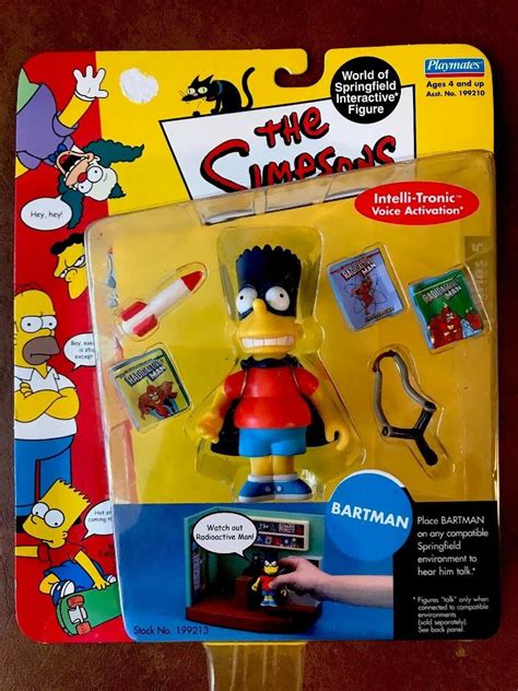 The Simpsons Playmate Interactive Bartman Series 5 1980223812