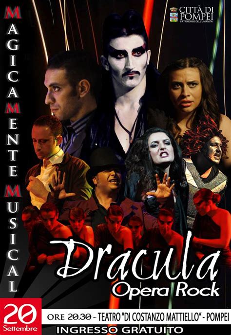 Dracula Opera Rock in scena a Pompei il musical sul vampiro più