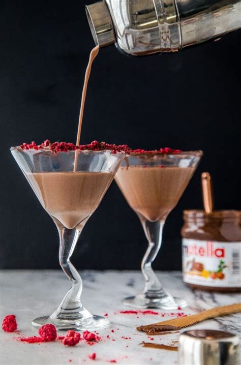 Nutella Raspberry Martini For Two Recipe By Dessert For Two