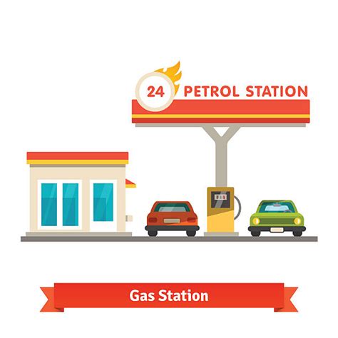 Finden sie hochwertige lizenzfreie vektorgrafiken, die sie anderswo vergeblich suchen. Tankstelle Stock-Vektoren und -Grafiken - iStock