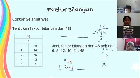 Matematika Faktor Dan Kelipatan Bilangan Kelas 4 SD YouTube