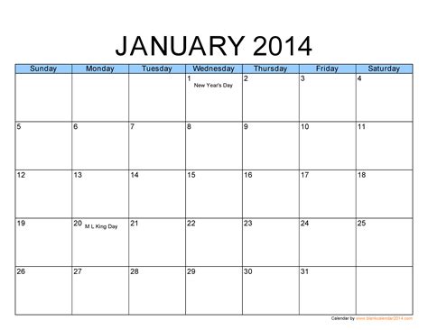 Pdf Calendar 2014 Free Pdf Calendar Template Chainimage
