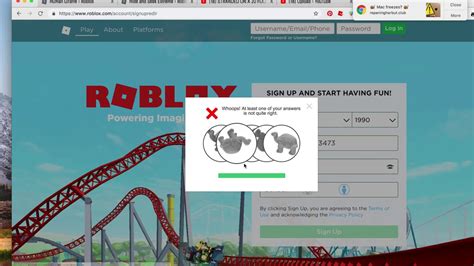 Roblox Sign Up Youtube
