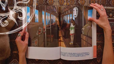 Spirited Away Art Book Hayao Miyazaki Studio Ghibli Book Flip