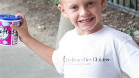 7 Year Old Boy Donates More Than 700 To Riley Childrens Hospital