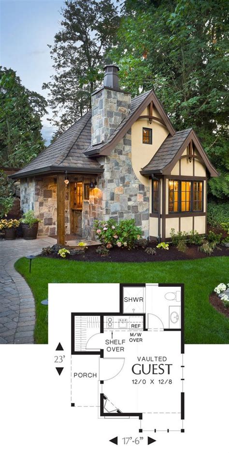 Tudor Cottage Tiny House-Adorable Tiny House Floor Plans ...