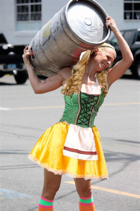Psbattle Crossfit Girl With Beer Keg Photoshopbattles