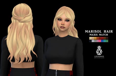 Sims 4 Lana And Lainey Hairs Ts4 Maxis Match Cc The S Vrogue Co