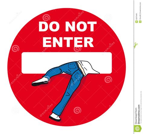 Do Not Enter Sign Stock Image Image 32879481