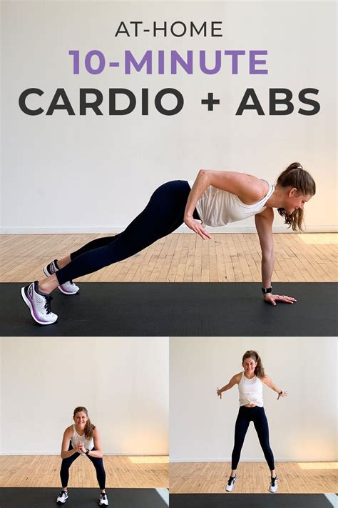 10 Minute Cardio And Abs Workout Nourish Move Love In 2020 Abs
