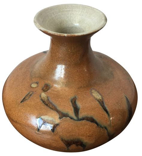 Handmade Clay Pot Vase Chairish