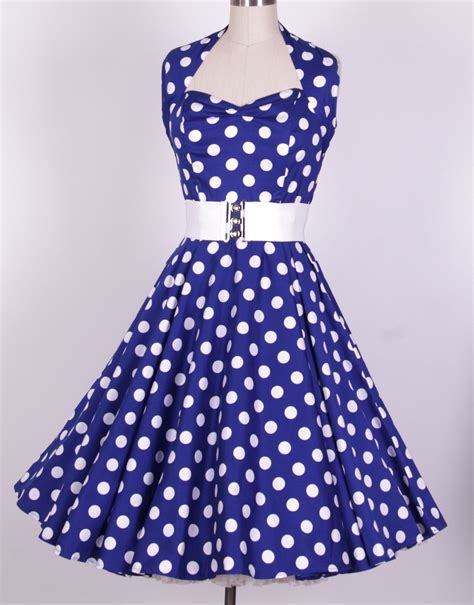 Cute Polka Dot Blue And White S Dress S Polka Dot Wedding Dress