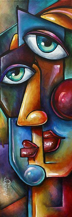 Merge By Michael Lang Cubist Art Abstract Art Painting Picasso Art