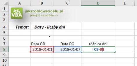 Jak Obliczy Liczb Dni Mi Dzy Dwiema Datami Jak Zrobi W Excelu Hot