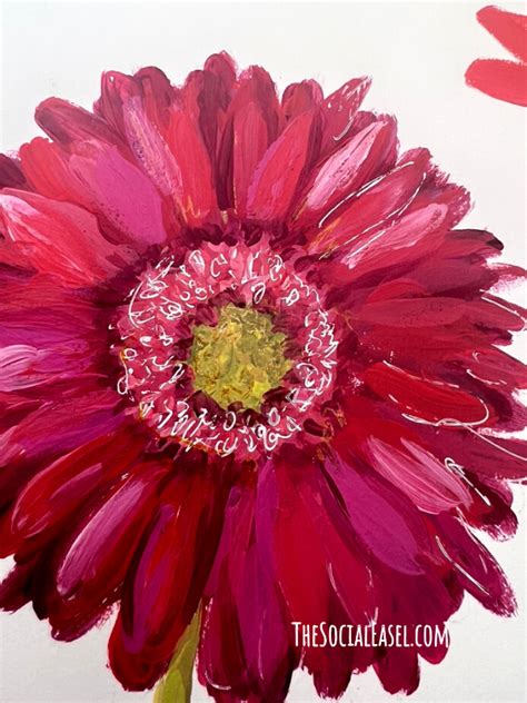 How To Paint A Gerbera Daisy