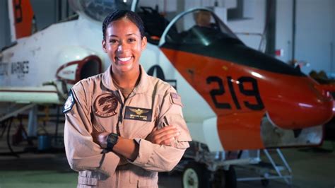 First Black Female Jet Pilot In Us Navy Gets Her Wings In Kingsville