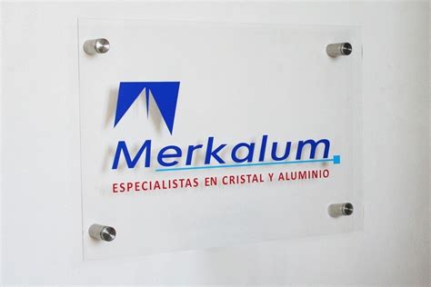 letrero acrilico con logo a full color en vinil envio gratis ocelotlmx