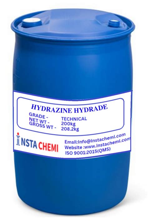 Hydrazine Hydrate Hydrazine Monohydrate Latest Price Manufacturers