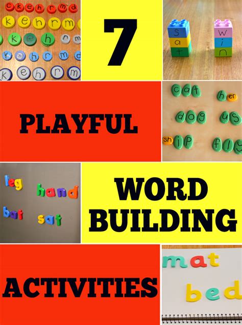 7 Wonderful Word Building Activities Childhood101