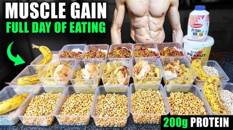 Easy Muscle Gain Diet Plan For Busy People Full Day Of Eating To