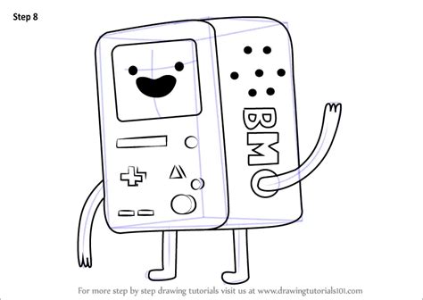 How To Draw Bmo From Adventure Time Adventure Time Step By Step