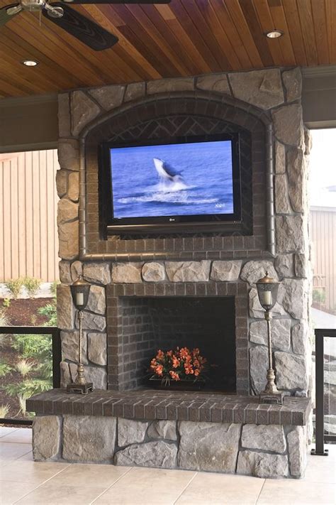 You can pull it out of anything that can store then you put it into a chest. Pros & Cons Of Mounting A TV Over A Fireplace | Outdoor gas fireplace, Outdoor kitchen design ...