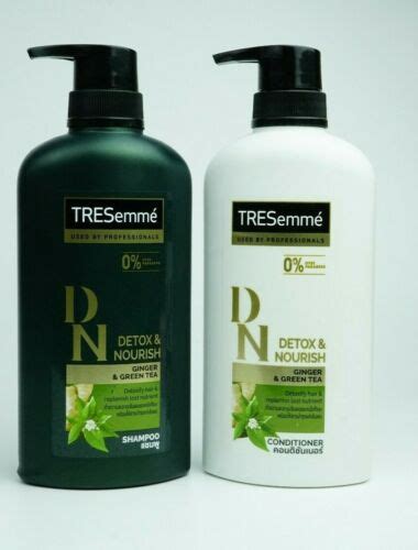 Buy Tresemme Detox And Nourish Ginger And Green Tea Shampoo And Conditioner