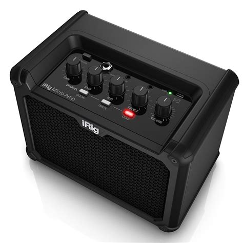 Ik Multimedia Irig Micro Amp 15w Battery Powered Guitar Amplifier With