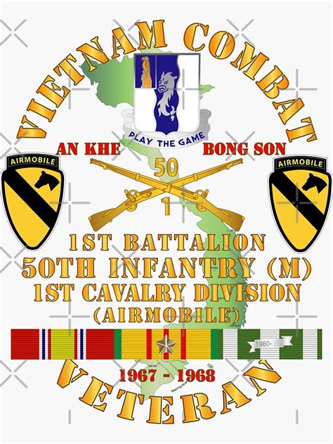 Army Vietnam Combat Veteran W 1st Bn 50th Inf 1st Cav Div 1967