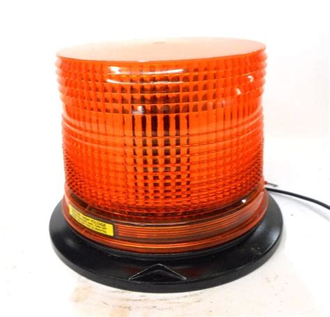 Preco Safety Lightstrobe Beacon 4242 Amber 12 48v Irontime Sales Inc