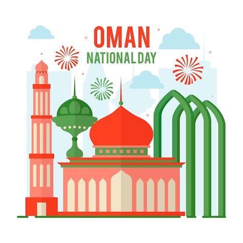 Free Vector Flat Design National Day Of Oman