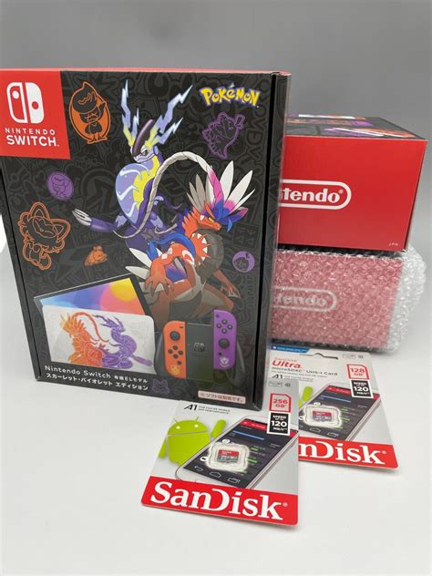 Nintendo Switch Oled Pokémon Scarlet And Violet Edition Console New Ebay