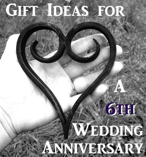 Once you've found that special someone that brings out the best in you, you want to celebrate each day you share together—and an anniversary is no exception. Gift Ideas for a Sixth Wedding Anniversary | 6th wedding ...
