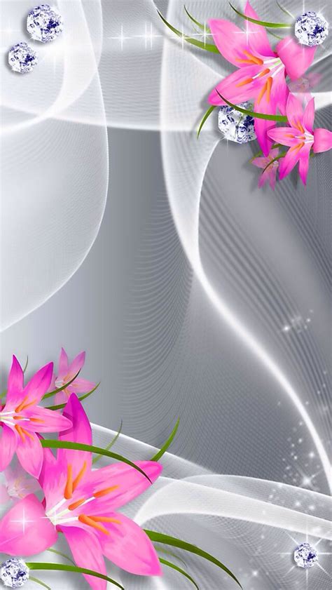 Pink corner flowers | Pretty wallpapers, Flower wallpaper ...