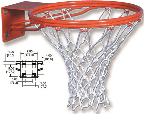 Rust Resistant Fan Shape Marked Aluminum Basketball Backboard