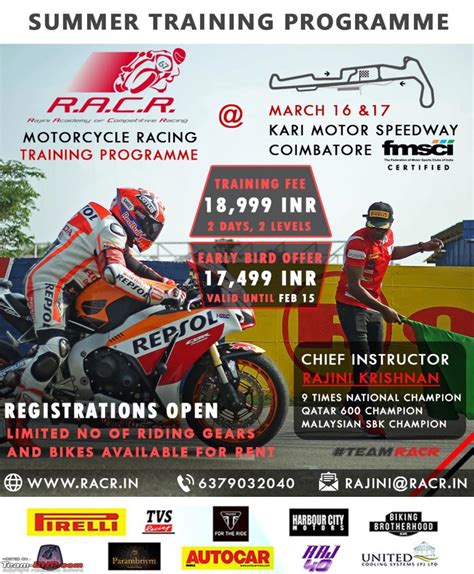 Motorcycle Racing Training In India