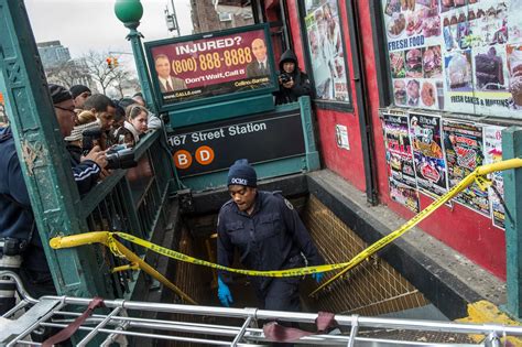 Routine Trip Turns Fatal As A Man Is Pushed In Front Of A Subway Train The New York Times