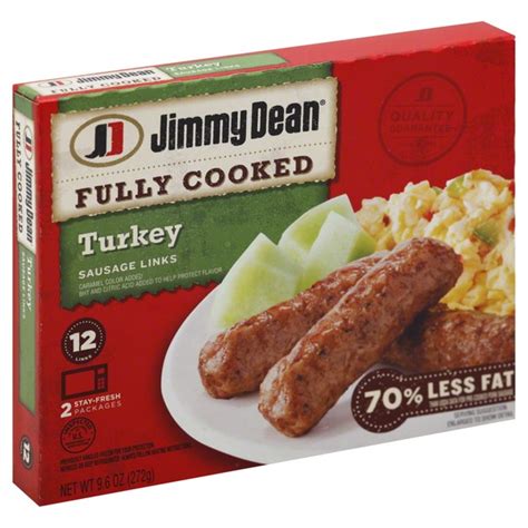 Jimmy Dean Fully Cooked Turkey Sausage Links 12 Ct From Schnucks