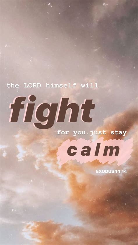 Exodus 1414 🌸 Stay Calm Fight For You Calm