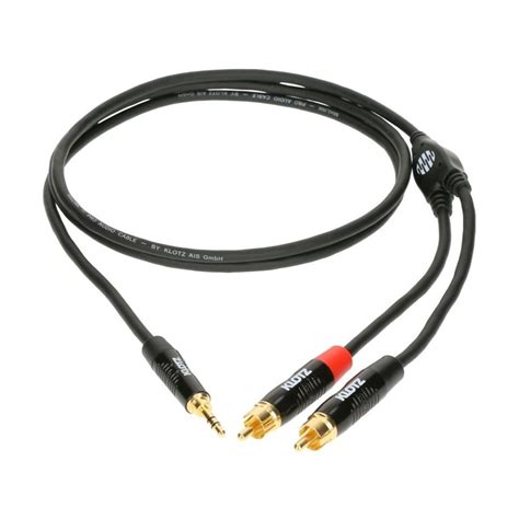 Klotz Ky7 Minilink Pro 35mm Rca Y Cable 6m At Gear4music