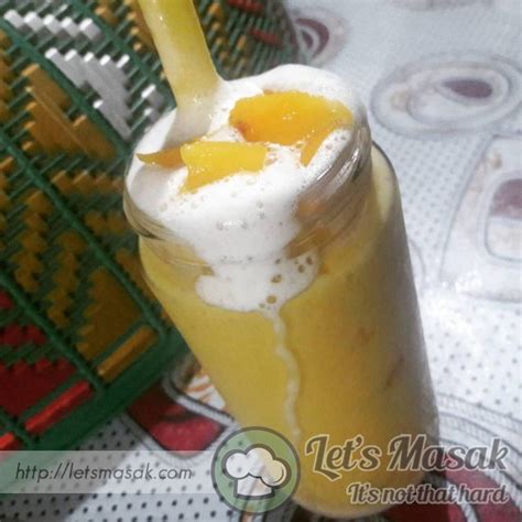 Mango Shake Mangga Susu Recipe Letsmasak