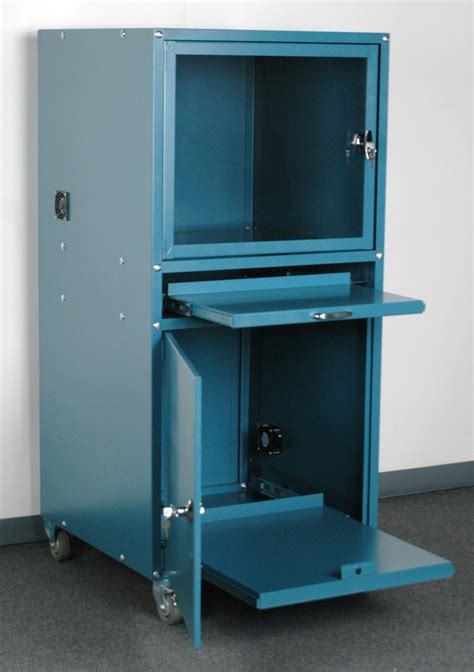 Stackbin Workbenches Enclosed Computer Cabinet