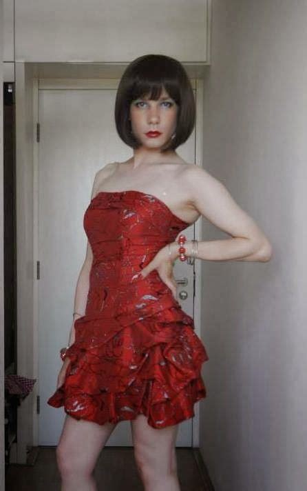 Feminine Sissy Crossdressing Black Cock Shemale