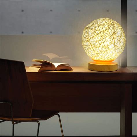 A wide variety of mini warm light desk lamp options are available to you, such as design style, warranty. Table Lamp Bedside Desk Lamp Night Light for Kids Gift for Women Warm White Light Rattan Ball ...