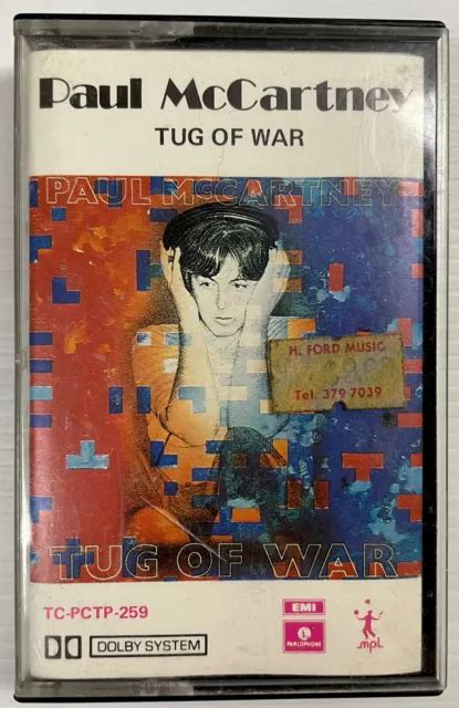 Paul Mccartney Tug Of War Music Cassette Tape Tc Pctp 259 Emi Records